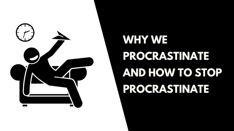 how to stop procrastinate