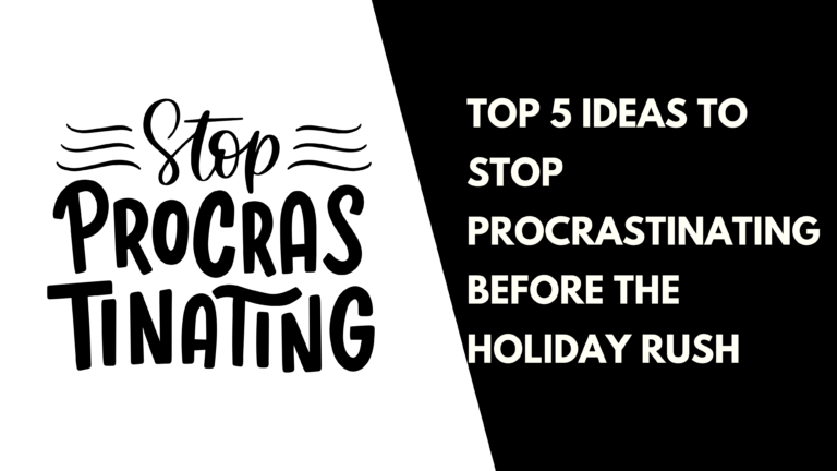 stop procrastinating