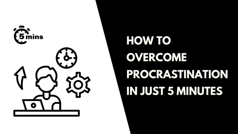 overcome procrastination
